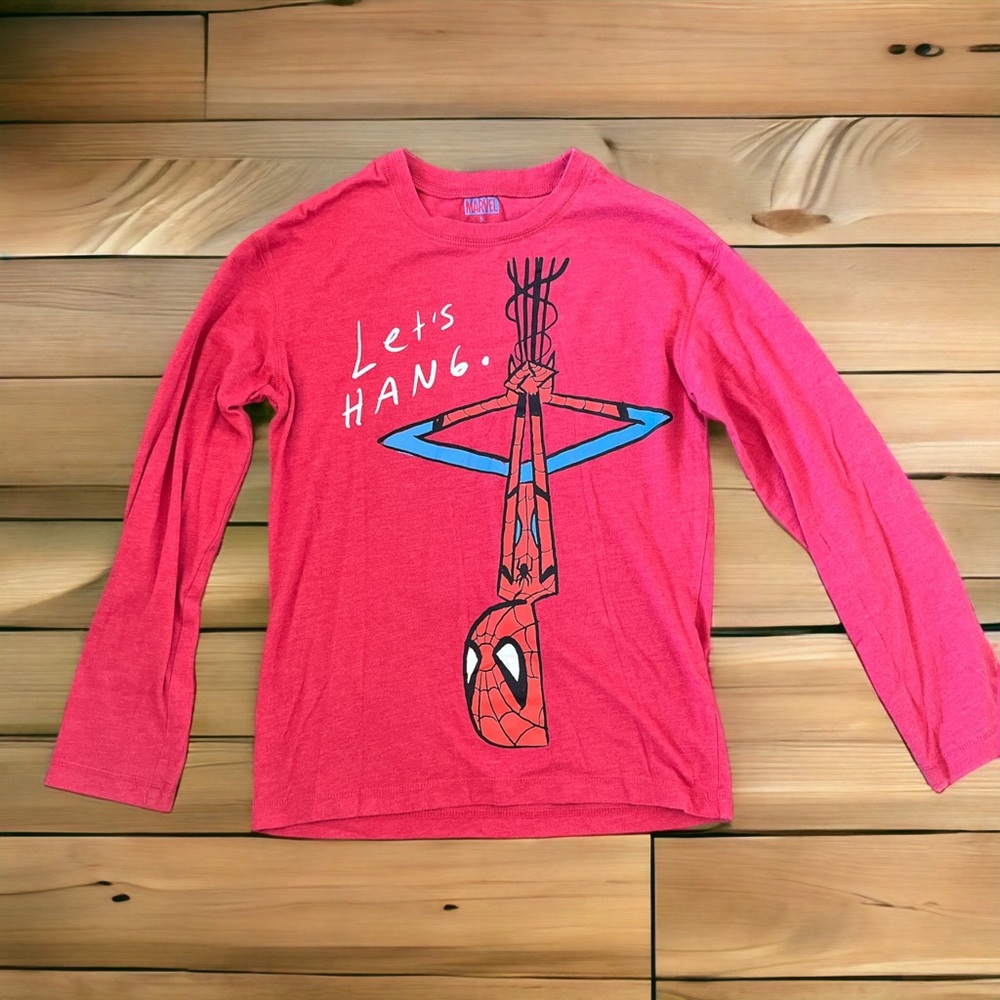 Marvel Spider-Man, Justin Harder Artist Series Kids Long Sleeve Size Medium